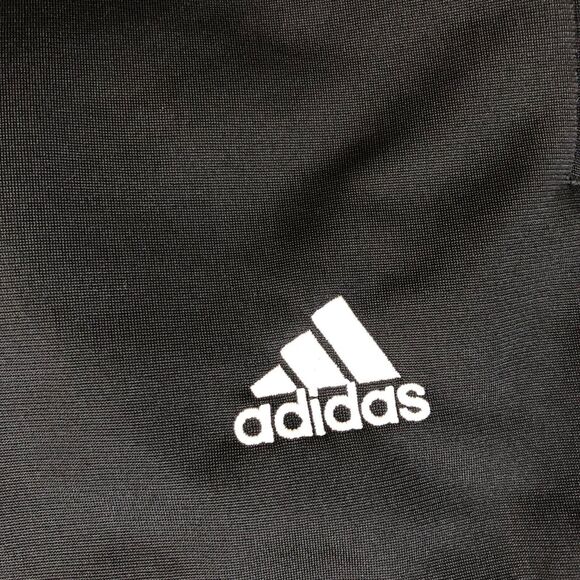 Adidas Pants Men Large Black Joggers Basketball Tapered Workout Outdoor Athletic - Picture 2 of 9